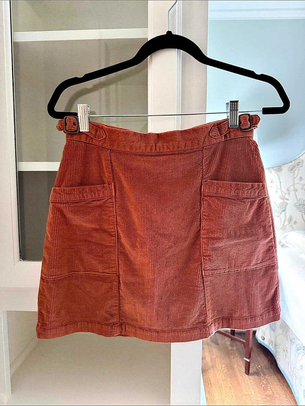 Free People Ray Cord Mini Skirt Brown Size 6
